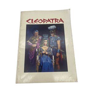 1963 Cleopatra Movie Souvenir Program Elizabeth Taylor Richard Burton Vintage